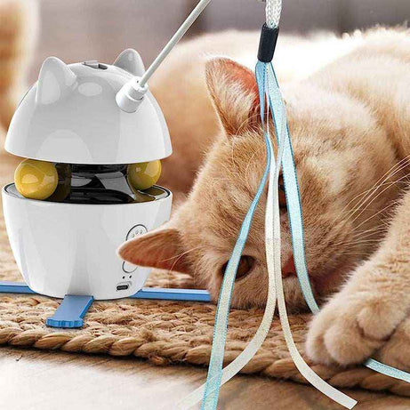Automatic Laser Cat Toy with 360° Rotation - USB Rechargeable