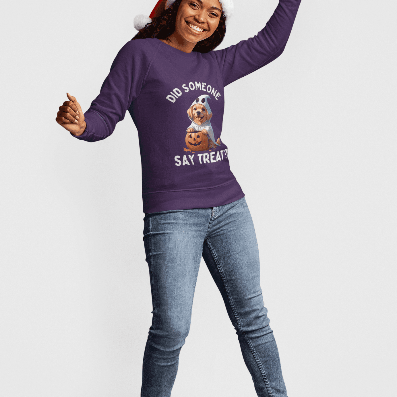 Halloween Dog Long Sleeve Tee - Unisex Pet Lover Shirt