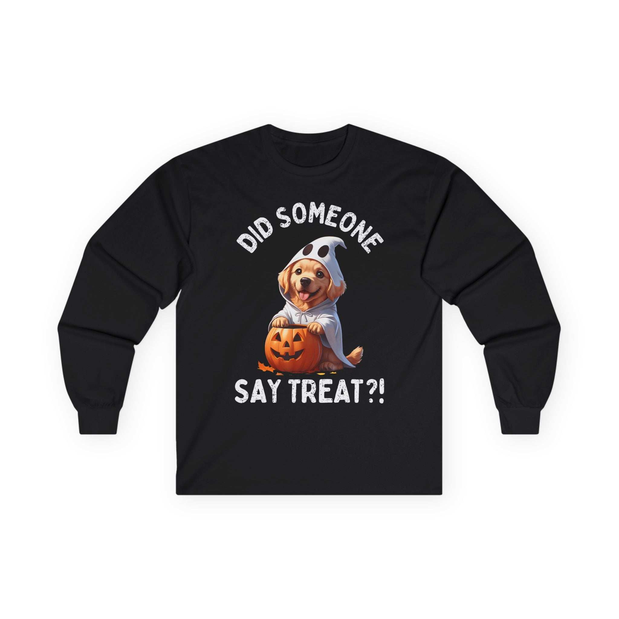 Halloween Dog Long Sleeve Tee - Unisex Pet Lover Shirt