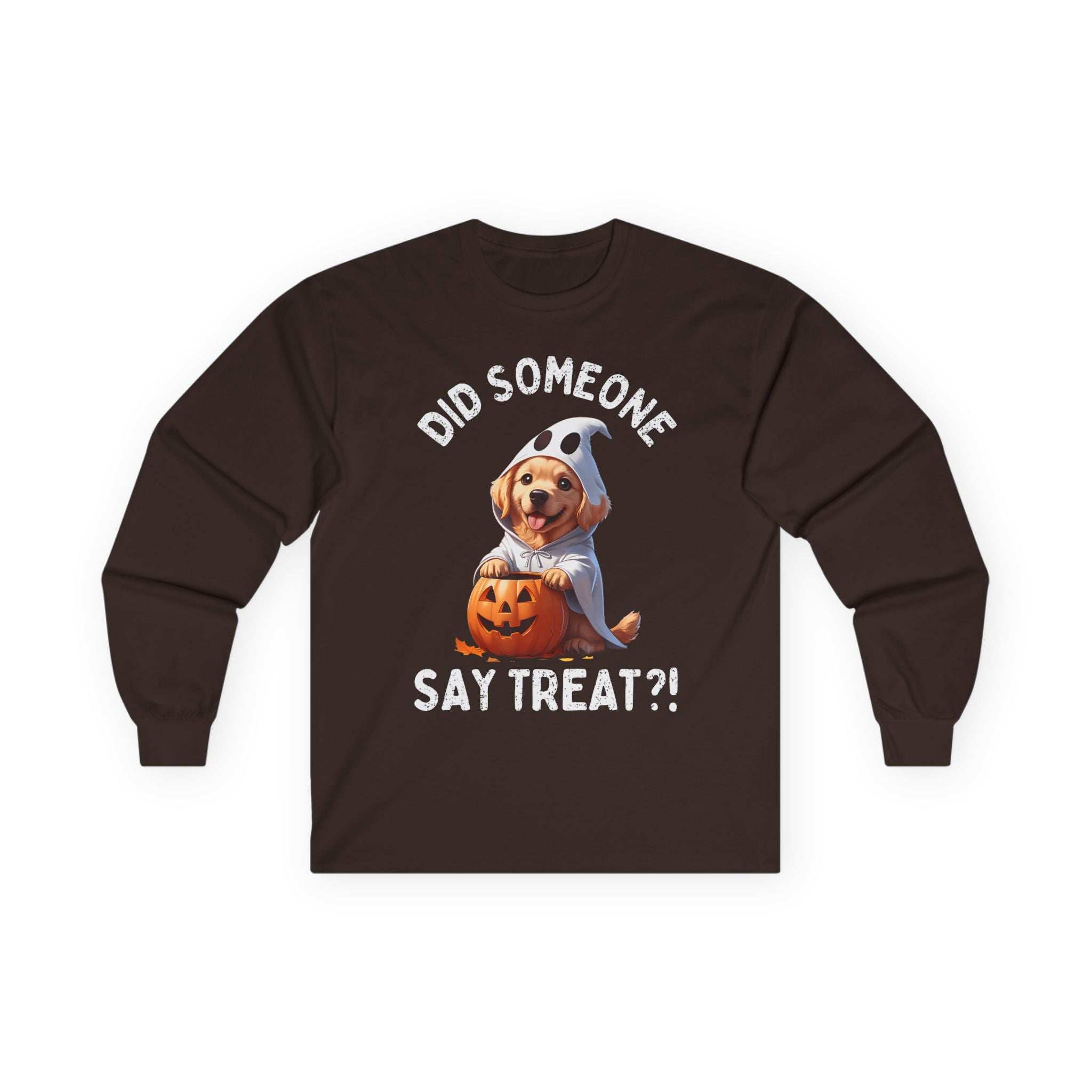 Halloween Dog Long Sleeve Tee - Unisex Pet Lover Shirt