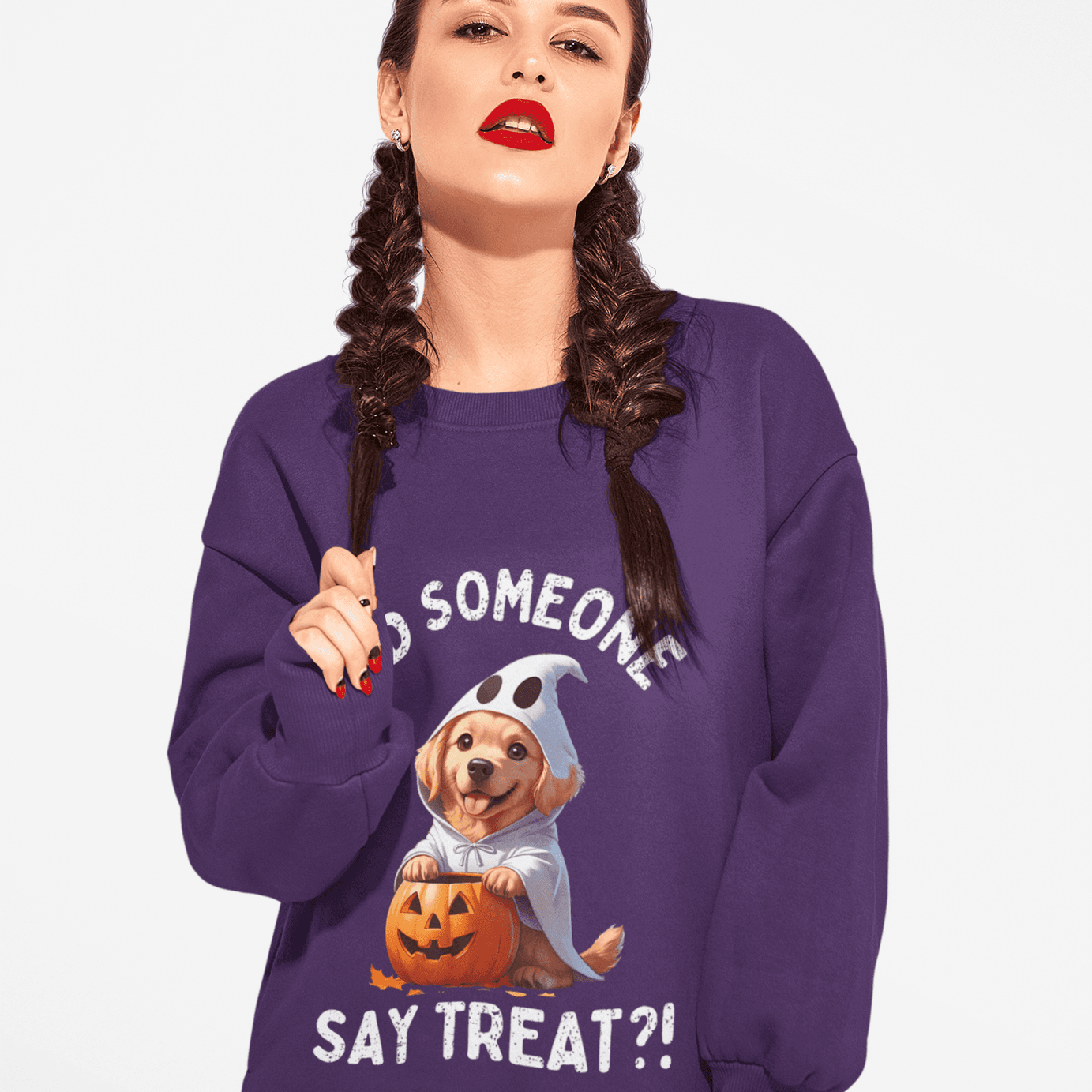 Halloween Dog Long Sleeve Tee - Unisex Pet Lover Shirt