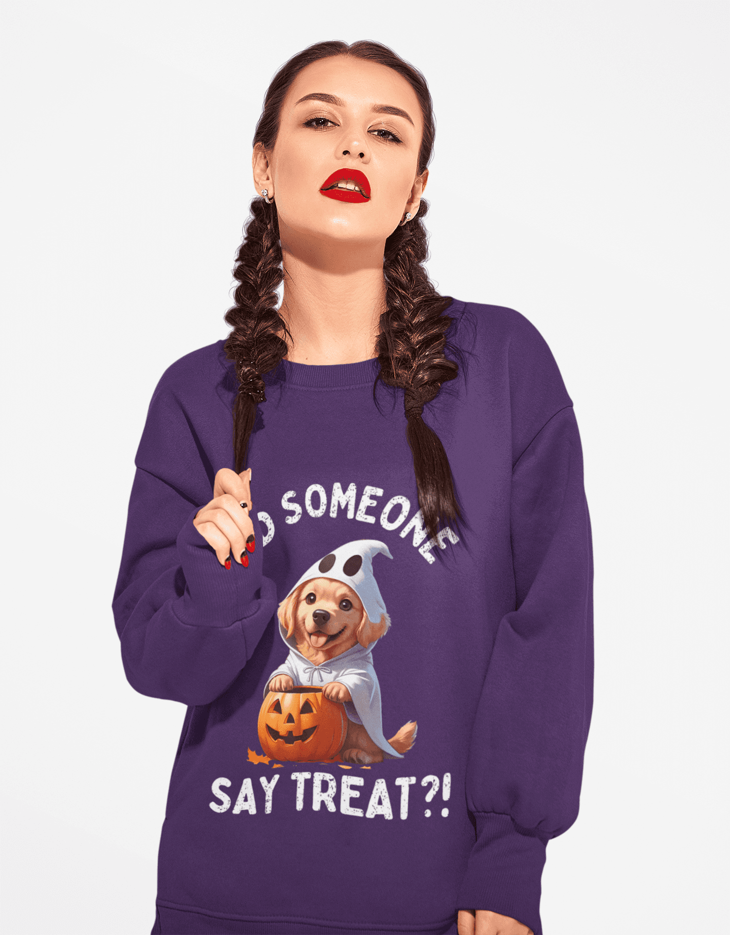 Halloween Dog Long Sleeve Tee - Unisex Pet Lover Shirt