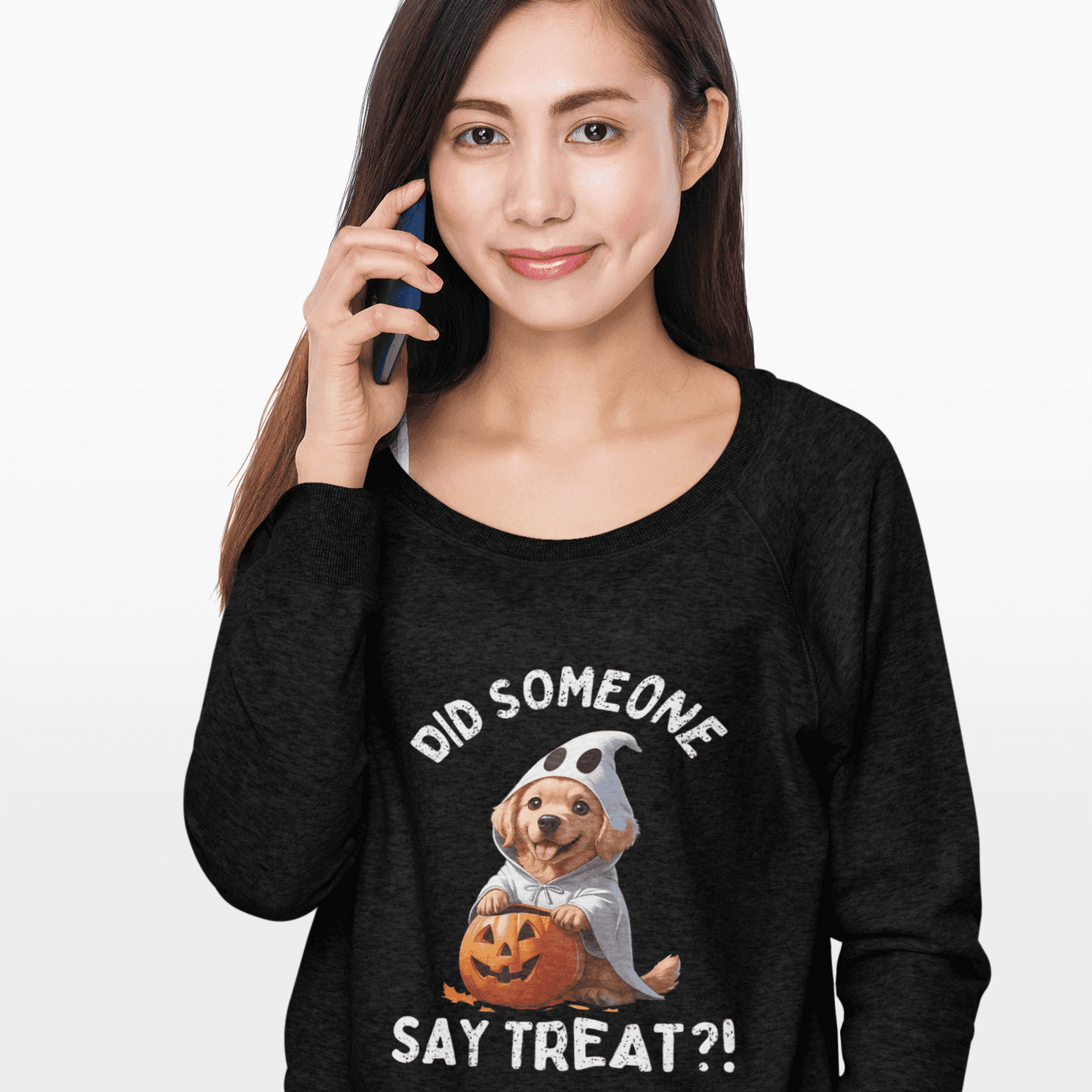 Halloween Dog Long Sleeve Tee - Unisex Pet Lover Shirt