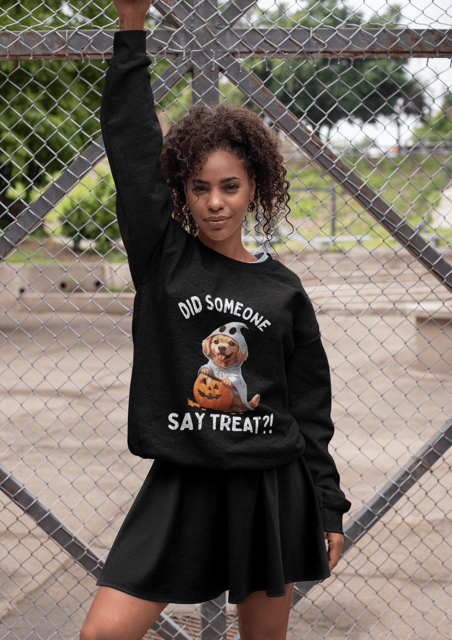 Halloween Dog Long Sleeve Tee - Unisex Pet Lover Shirt