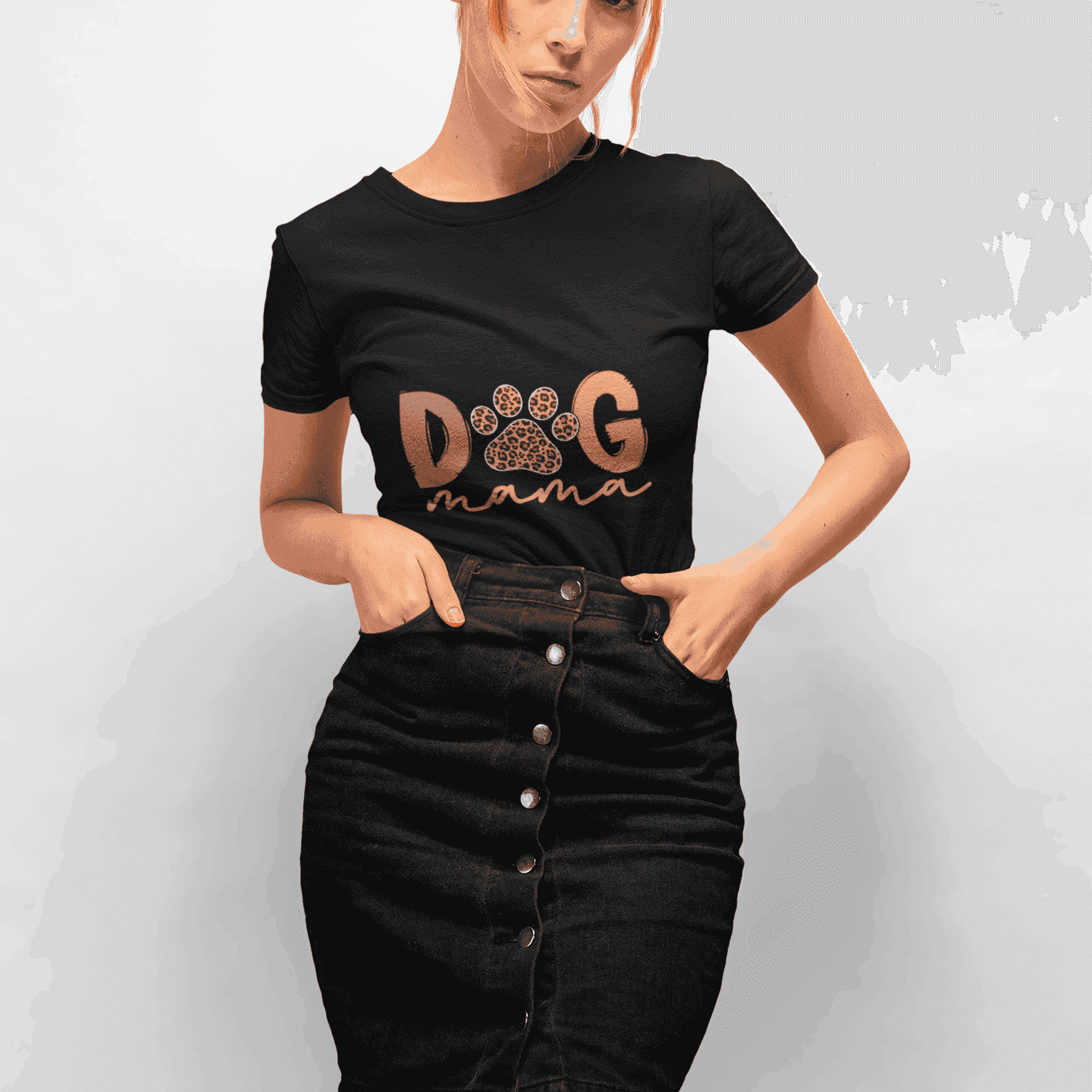 Dog Mama Tee - Women's Favorite Cute Dog Mom Shirt
