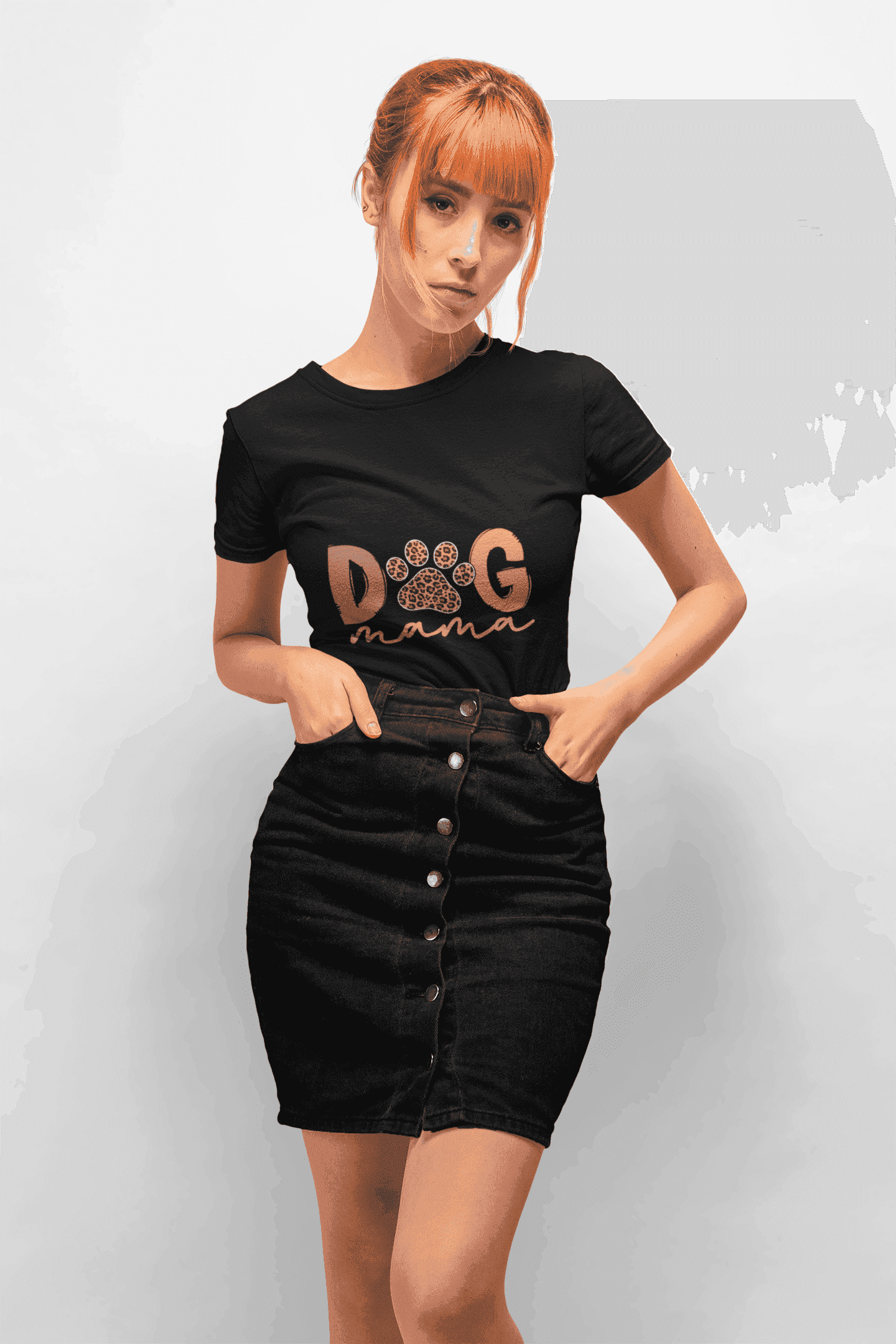 Dog Mama Tee - Women's Favorite Cute Dog Mom Shirt