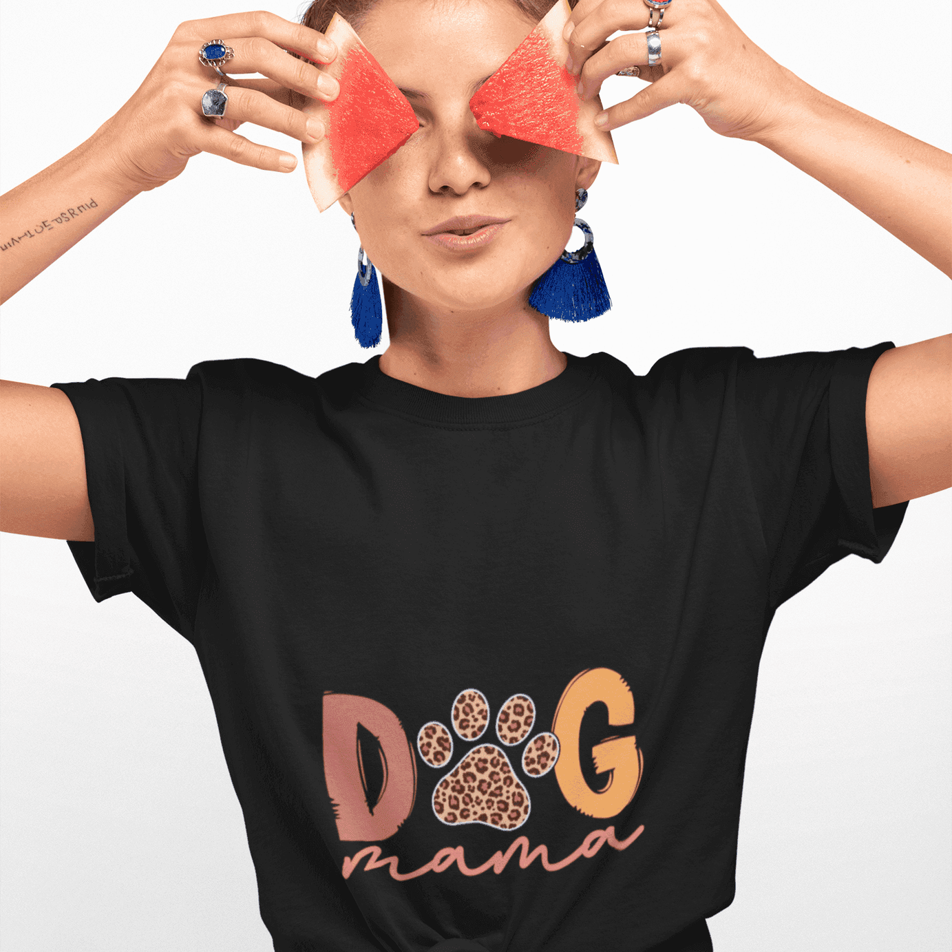 Dog Mama Tee - Women's Favorite Cute Dog Mom Shirt