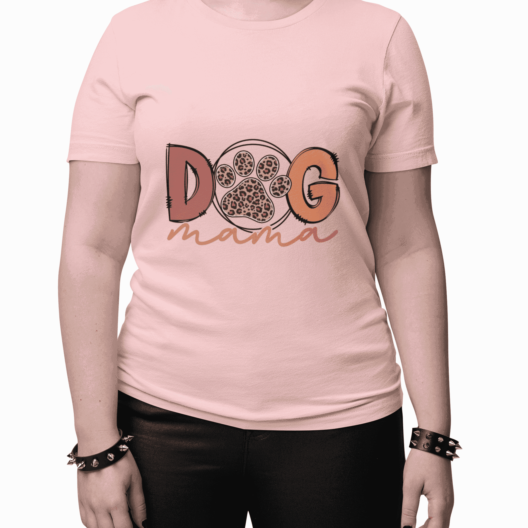 Dog Mama Tee - Women's Favorite Cute Dog Mom Shirt