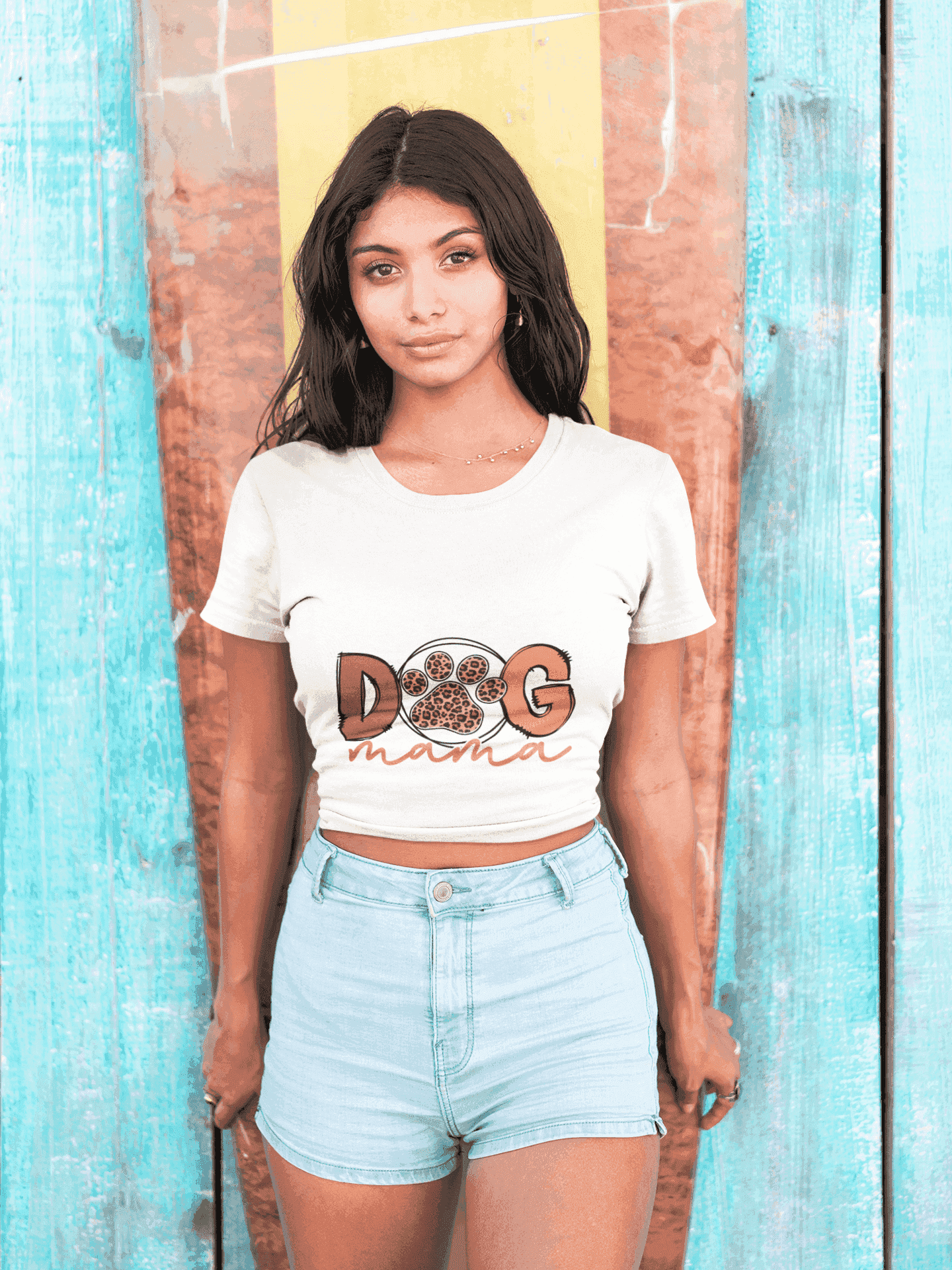 Dog Mama Tee - Women's Favorite Cute Dog Mom Shirt