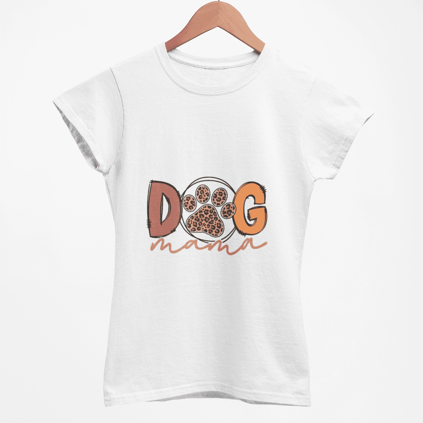 Dog Mama Tee - Women's Favorite Cute Dog Mom Shirt