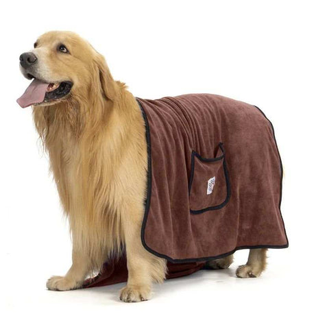 Pet Towel Dog Bathrobe Water Absorbent And Quick Drying Cleaning