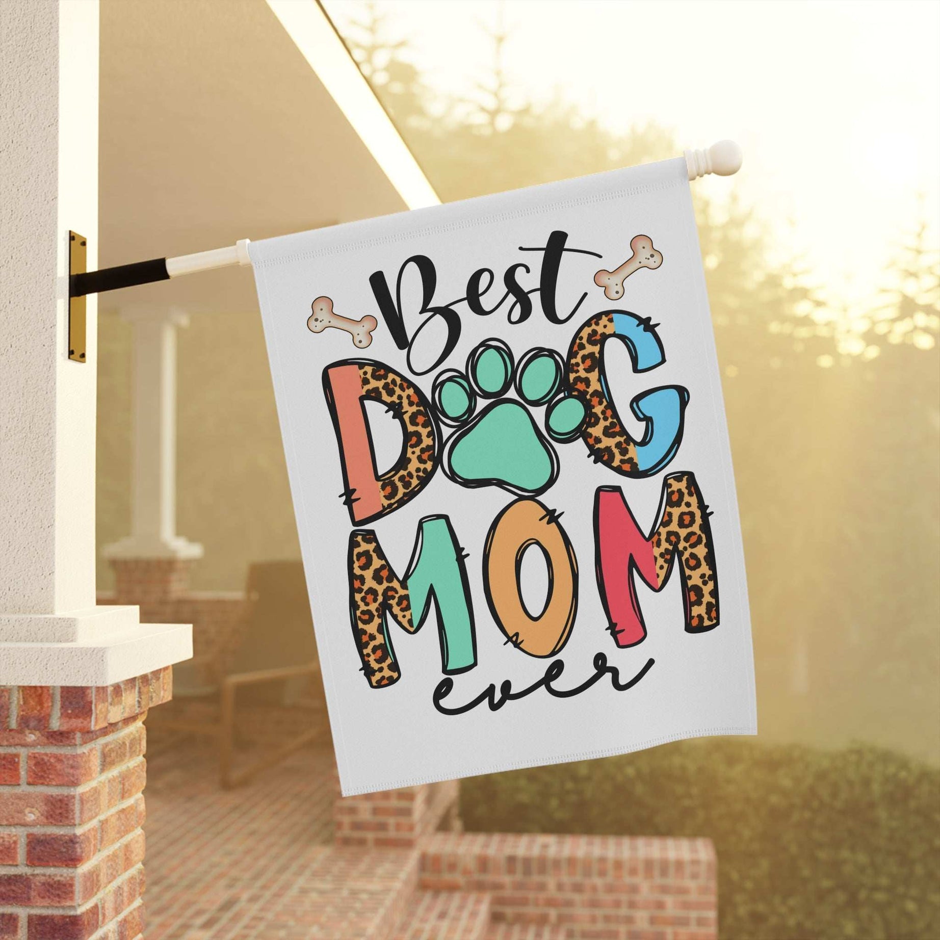 Dog Mom Garden Flag - Home and Garden Decoration