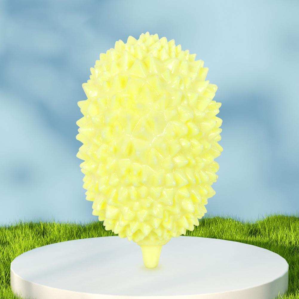 Durian-Shaped Dog Chew Toy - Bite-Resistant Dental Ball for Teeth Cleaning