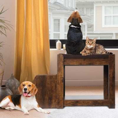 Pet Bunk Bed - Multi-Level with Steps