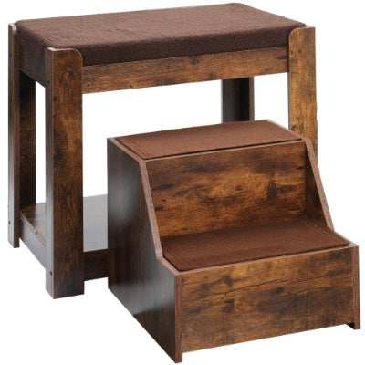 Pet Bunk Bed - Multi-Level with Steps