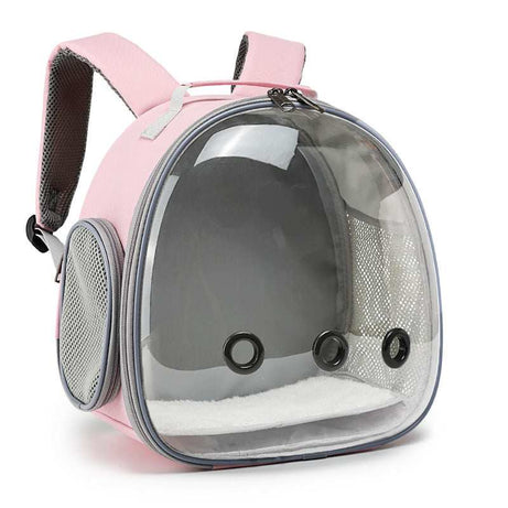 Small Animal Transparent Pet Carrier Backpack