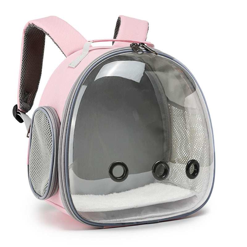Small Animal Transparent Pet Carrier Backpack