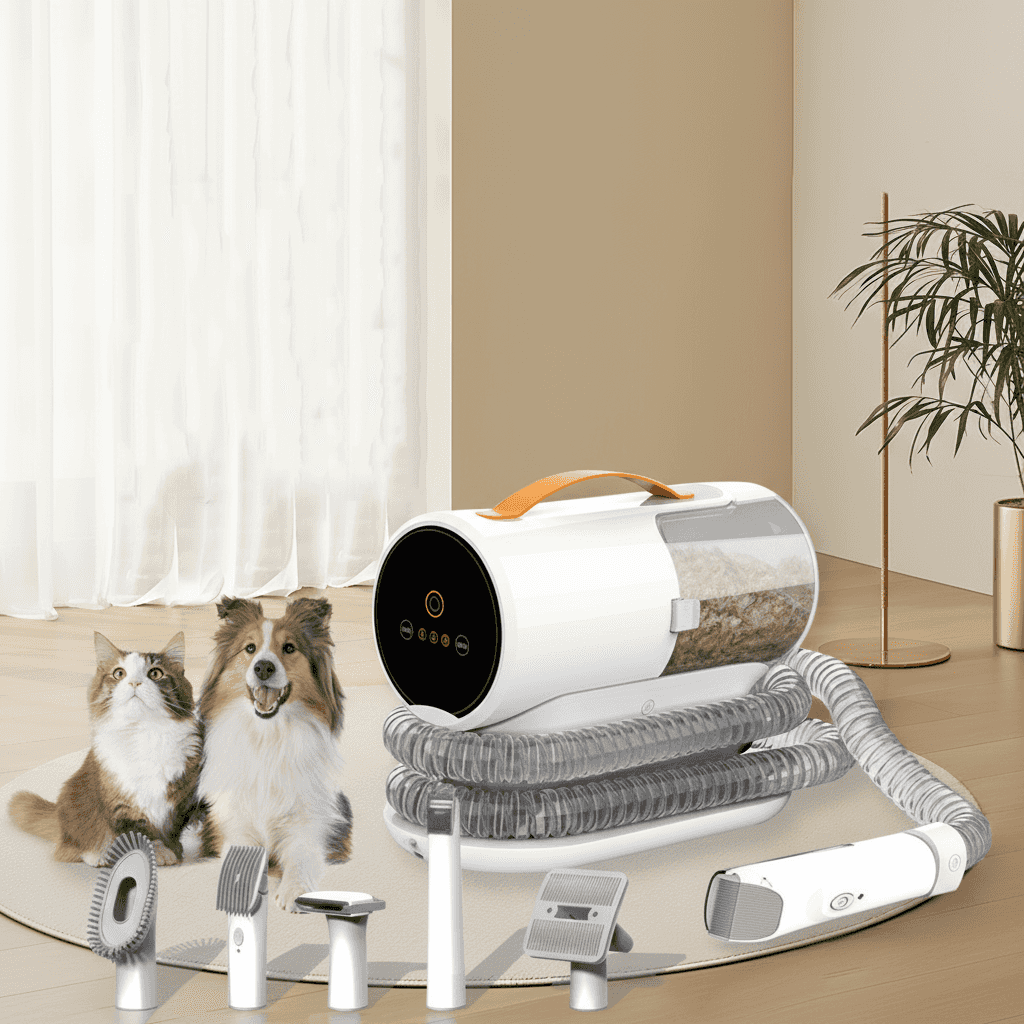 Powerful Pet Grooming Vacuum for Multi-Pet Homes - Large Capacity