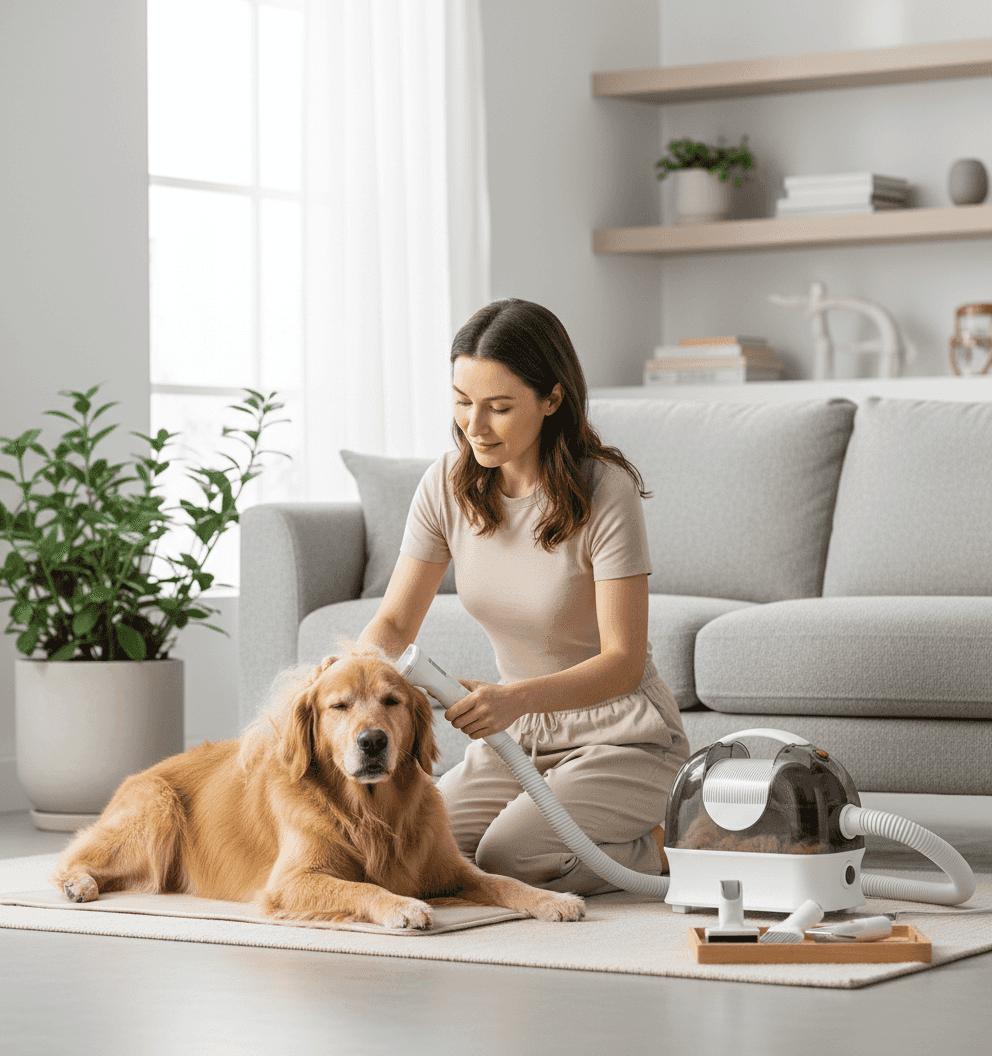 Pet Grooming Vacuum for Shedding Season - 6 Professional Tools