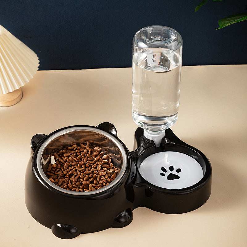 Pet Water Bottle and Bowl for Dogs & Cats