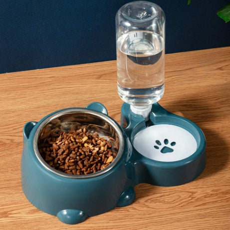 Pet Water Bottle and Bowl for Dogs & Cats