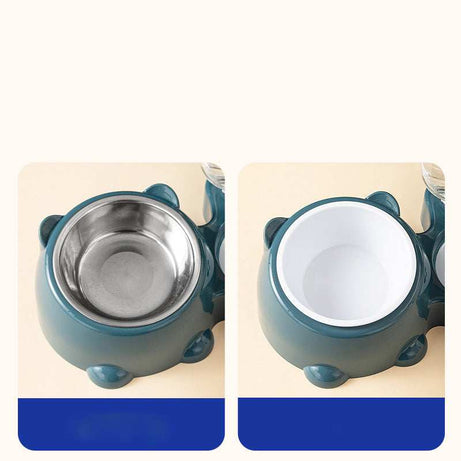 Pet Water Bottle and Bowl for Dogs & Cats
