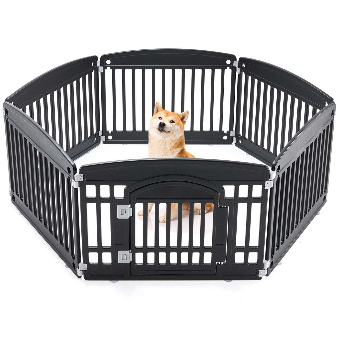 Safe & Reliable Dog Play Fence - Portable Pet Exercise Pen
