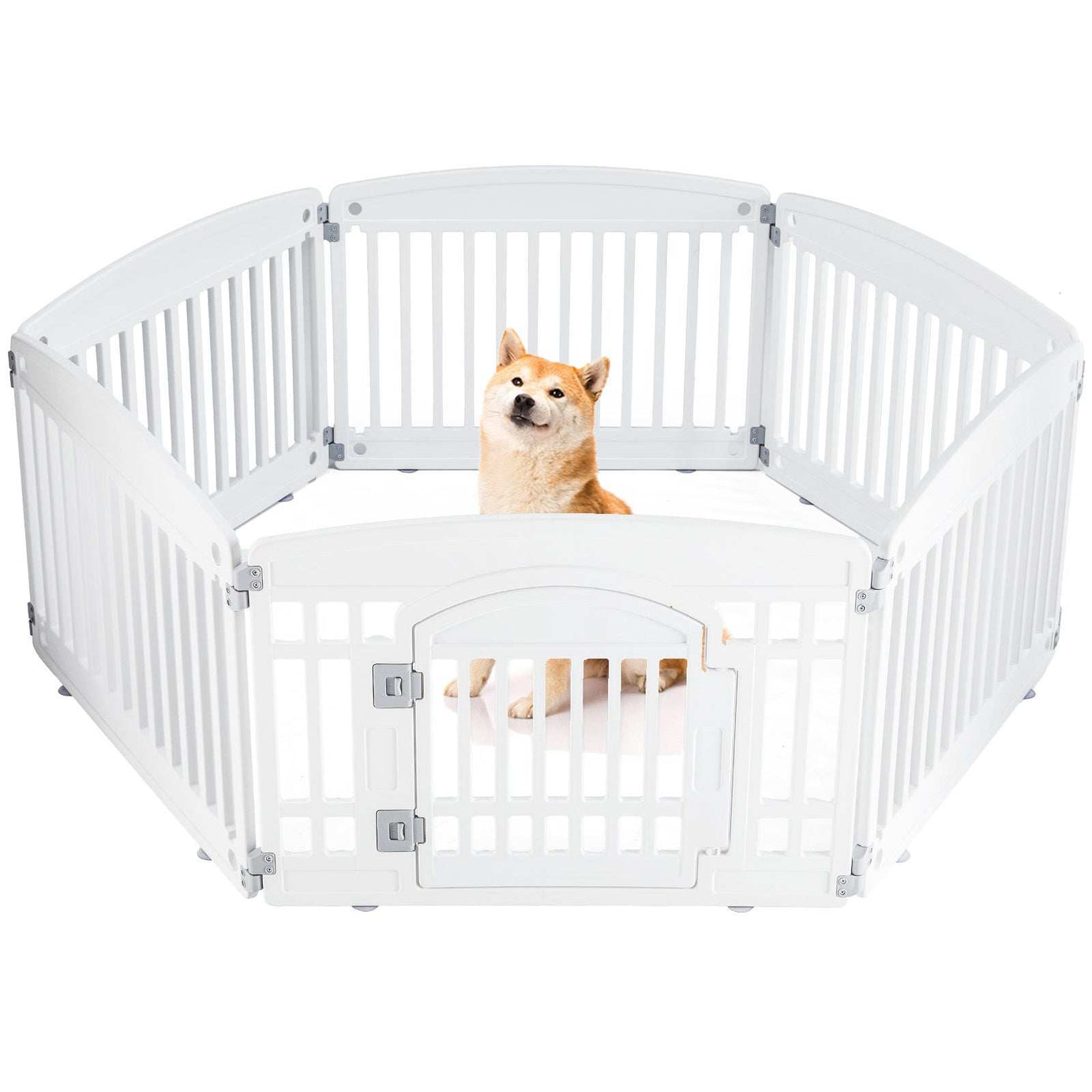 Safe & Reliable Dog Play Fence - Portable Pet Exercise Pen