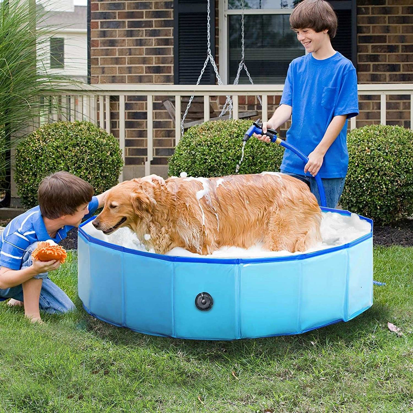 Portable Collapsible Pet Outdoor Swimming Pool