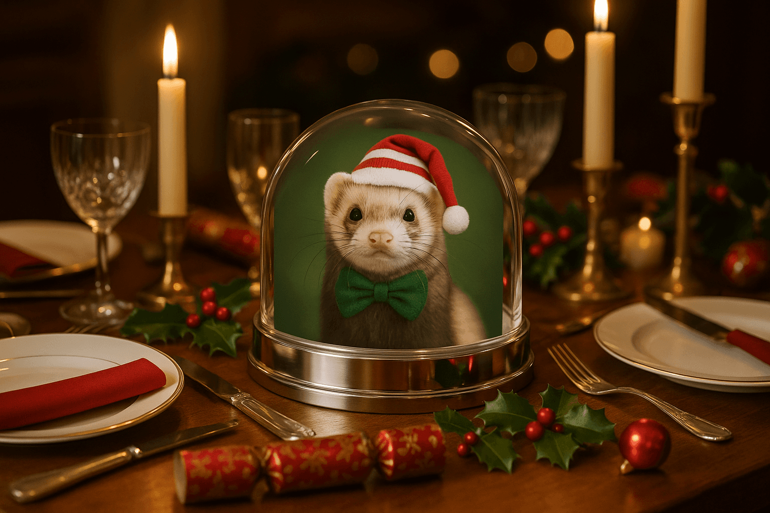 Pet Keepsake Snow Globe Ornament - Unique Gift for Animal Lovers
