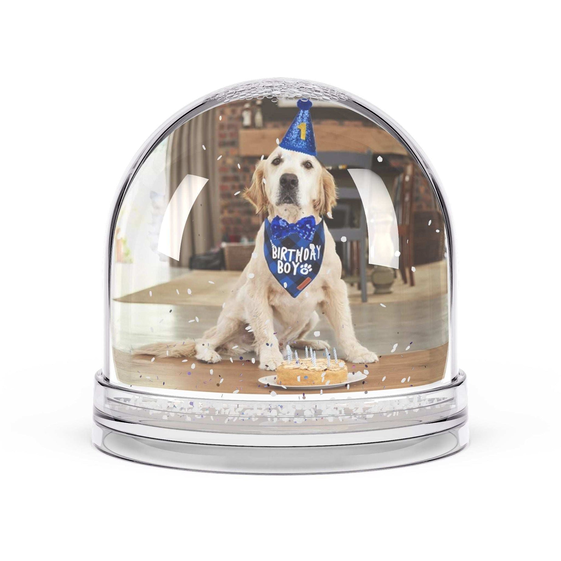 Pet Keepsake Snow Globe Ornament - Unique Gift for Animal Lovers