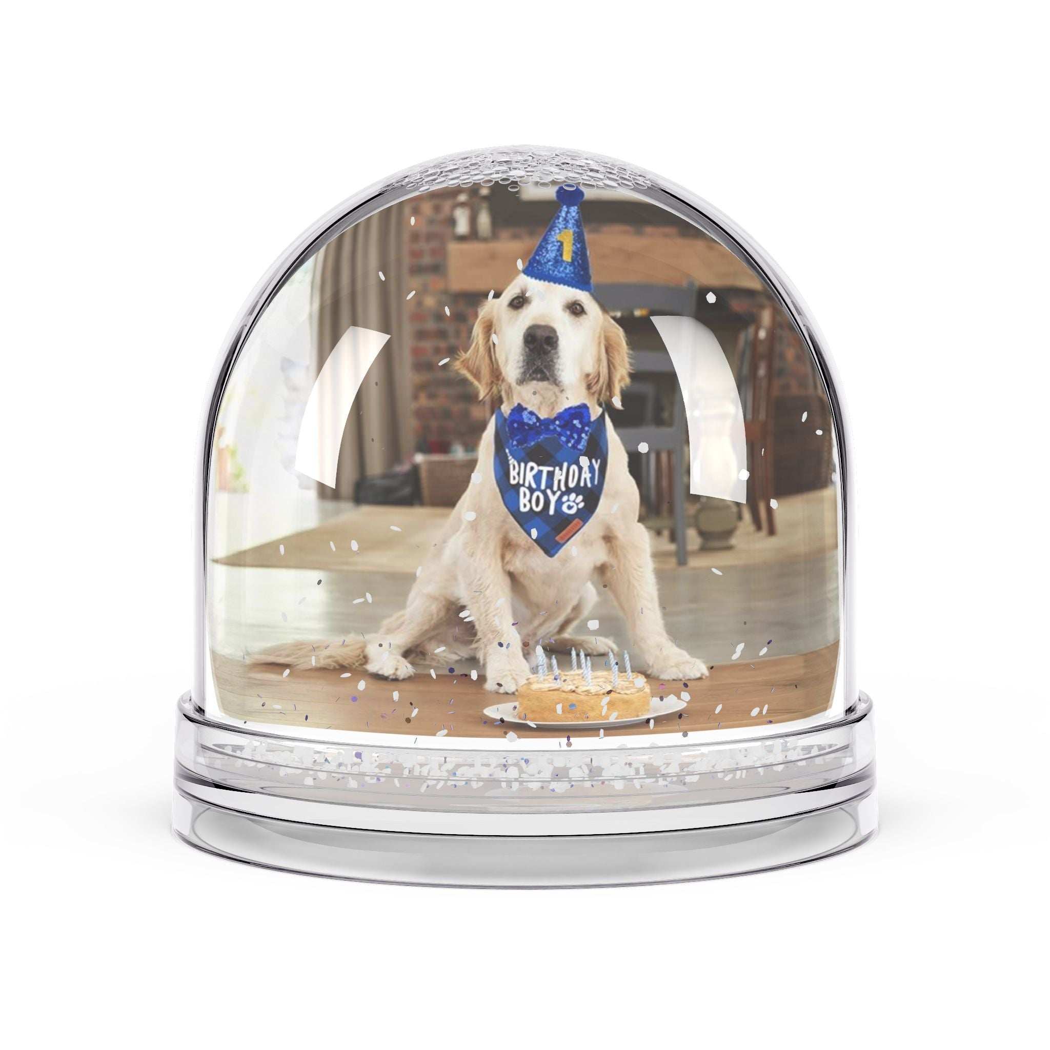 Pet Keepsake Snow Globe Ornament - Unique Gift for Animal Lovers