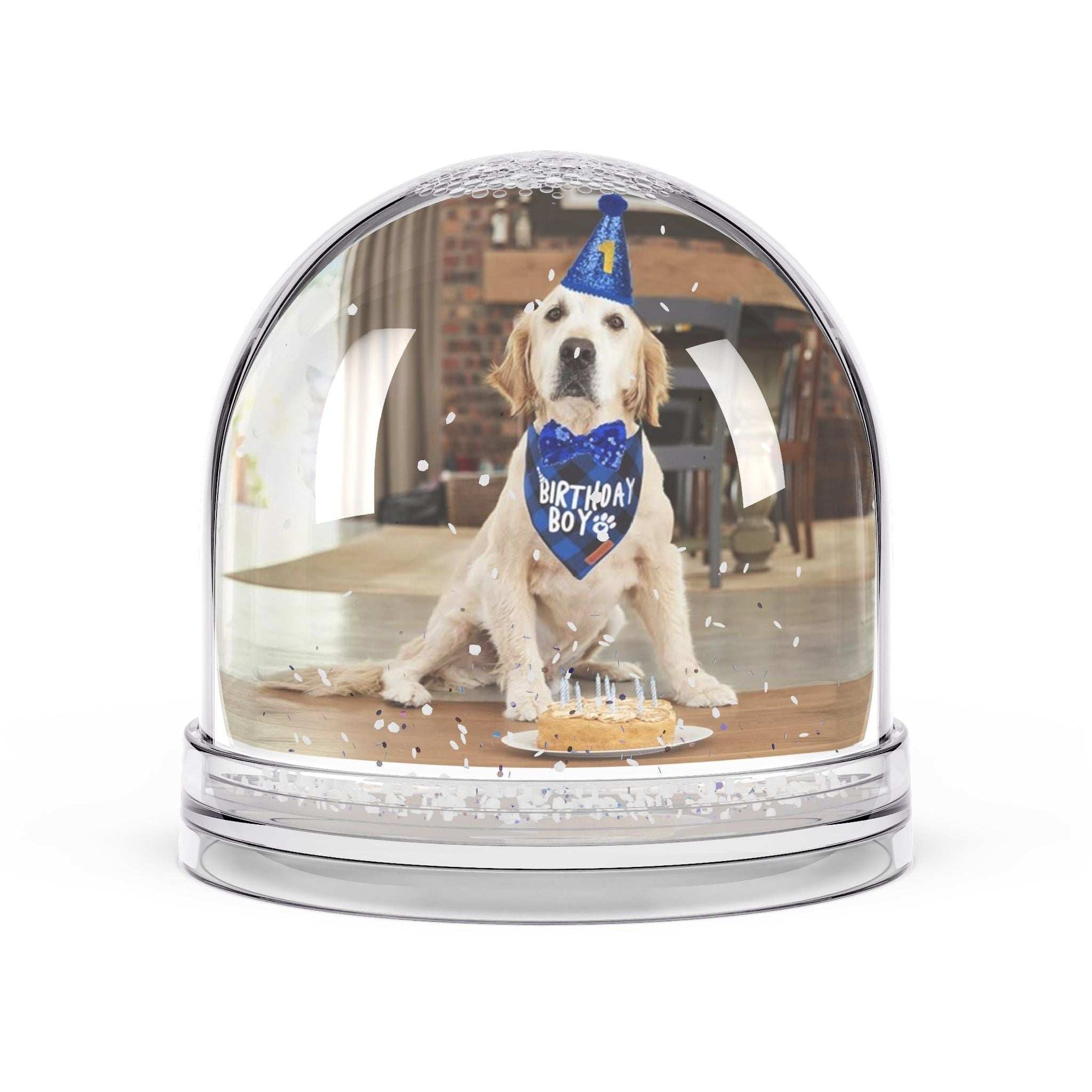Pet Keepsake Snow Globe Ornament - Unique Gift for Animal Lovers