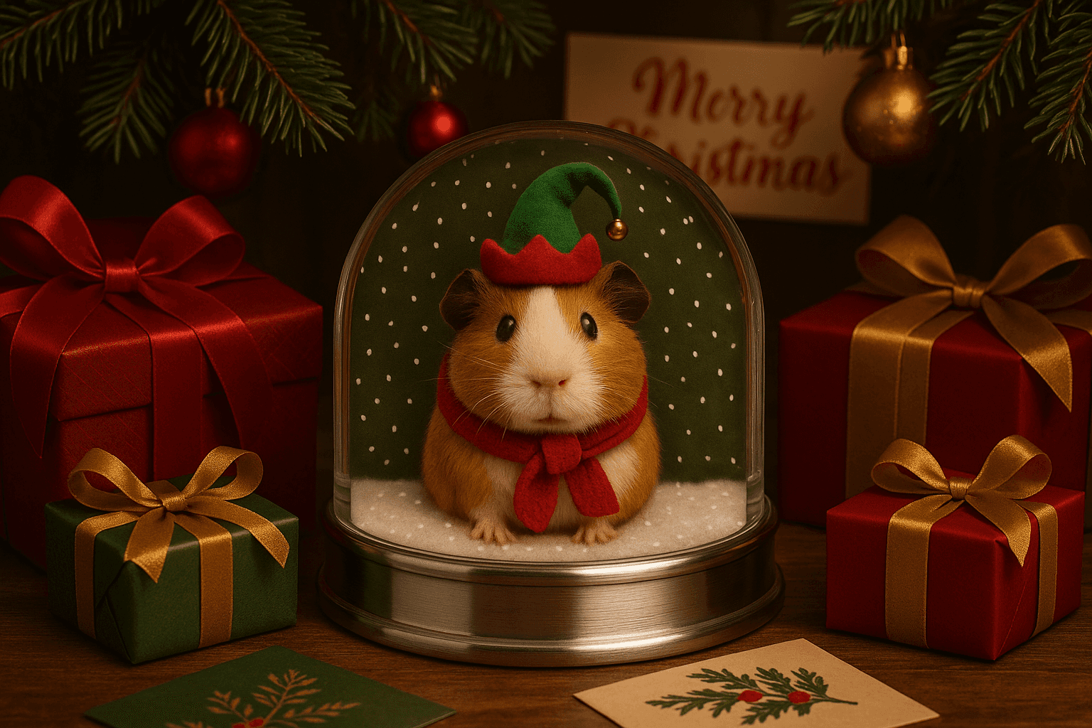 Pet Keepsake Snow Globe Ornament - Unique Gift for Animal Lovers