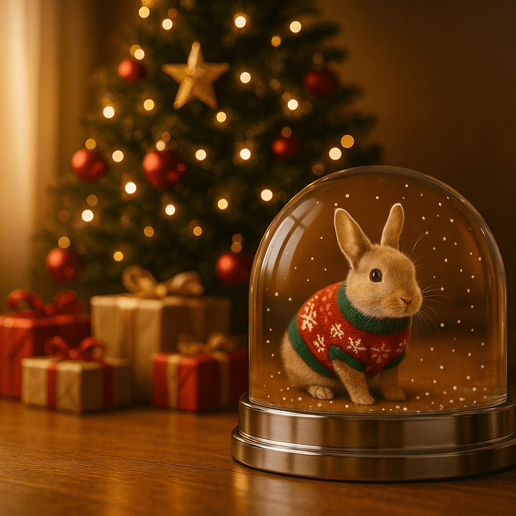 Pet Keepsake Snow Globe Ornament - Unique Gift for Animal Lovers