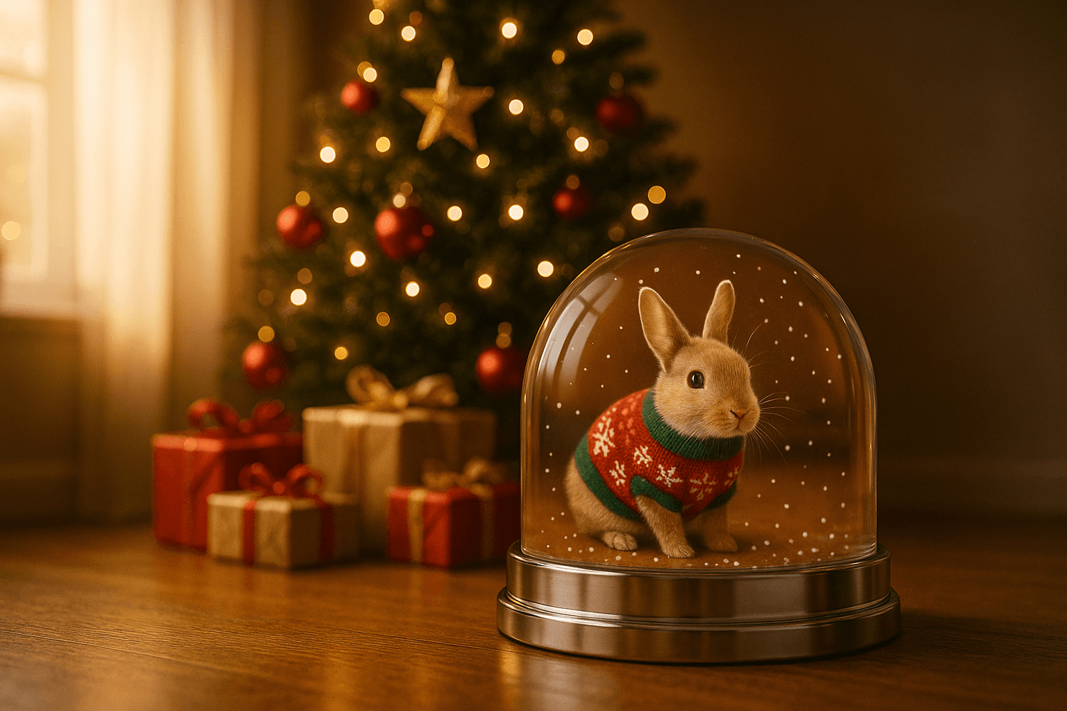Pet Keepsake Snow Globe Ornament - Unique Gift for Animal Lovers