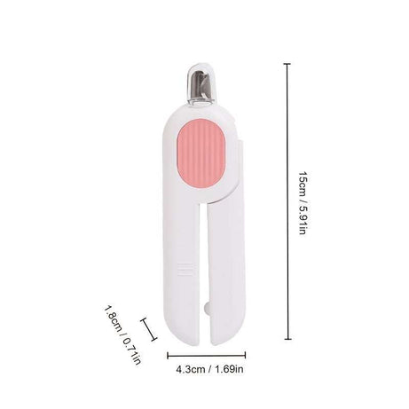 LED Pet Nail Clippers - Professional Dog Cat Nail Trimmers with Safety Guard