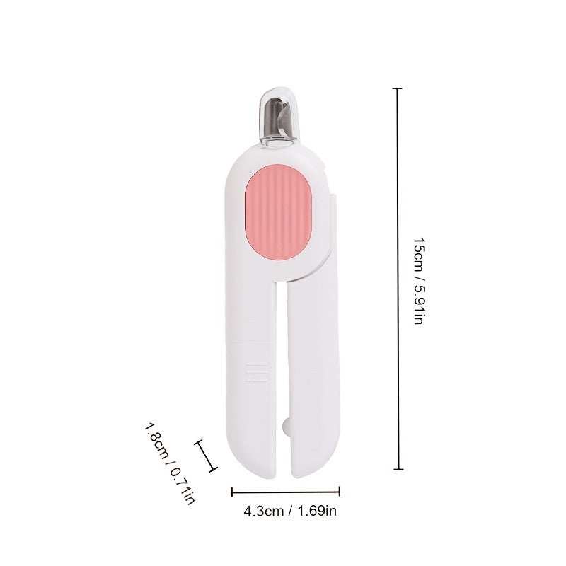 LED Pet Nail Clippers - Professional Dog Cat Nail Trimmers with Safety Guard