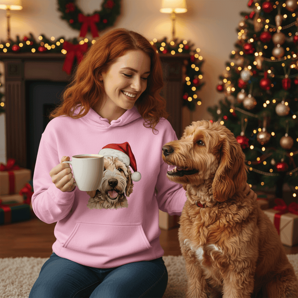 Goldendoodle Holiday Hoodie for Dog Lovers - Cozy Festive Gift