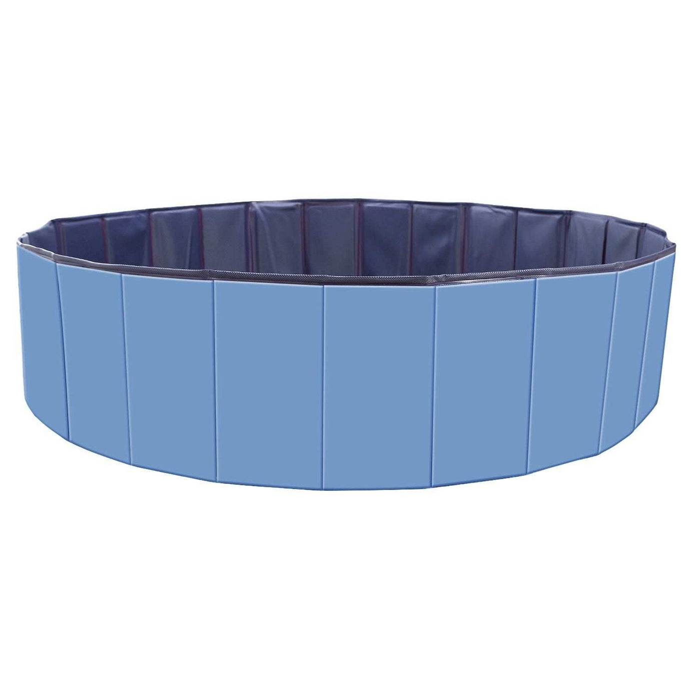 Large Round 63-inch Portable Foldable Dog Pool