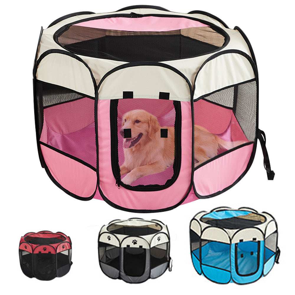 Portable Pet Playpen for Dogs and Cats