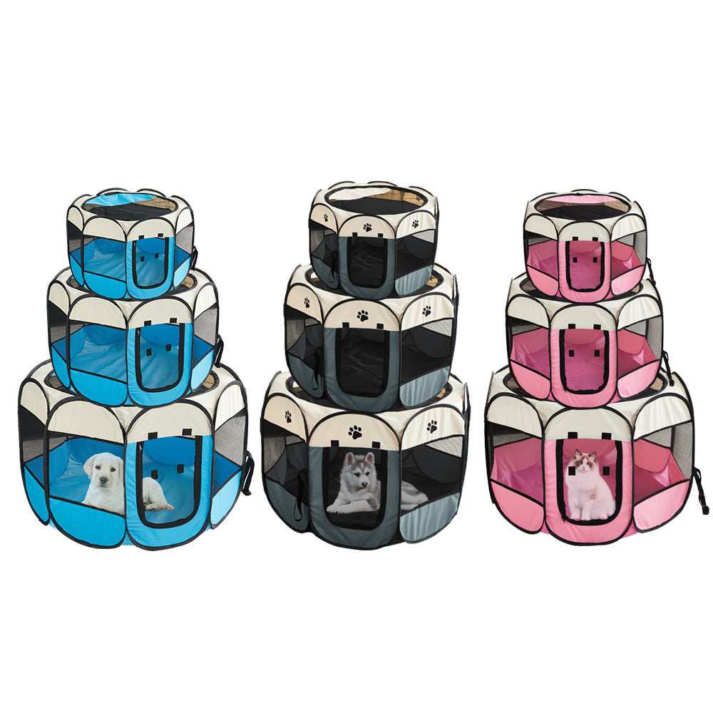 Portable Pet Playpen for Dogs and Cats