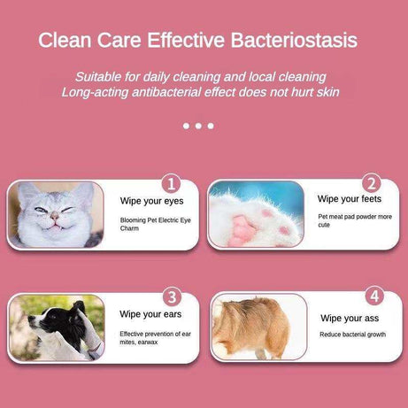 Gentle & Safe Cleaning Care Pet Wipes
