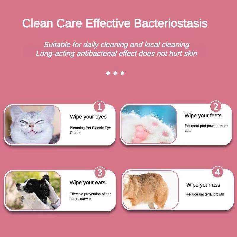 Gentle & Safe Cleaning Care Pet Wipes
