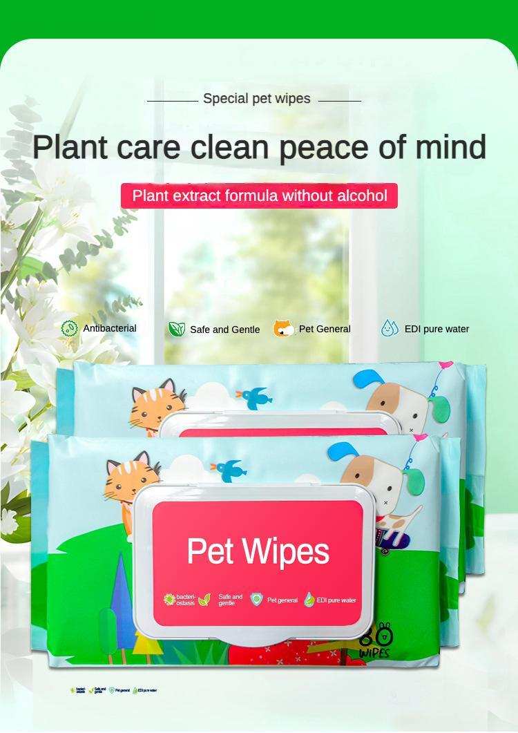 Gentle & Safe Cleaning Care Pet Wipes