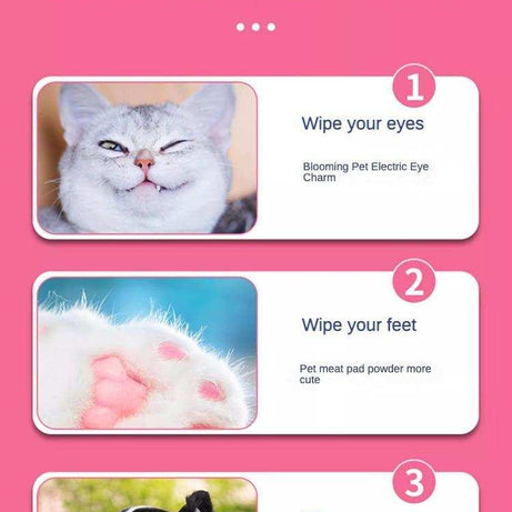 Gentle & Safe Cleaning Care Pet Wipes
