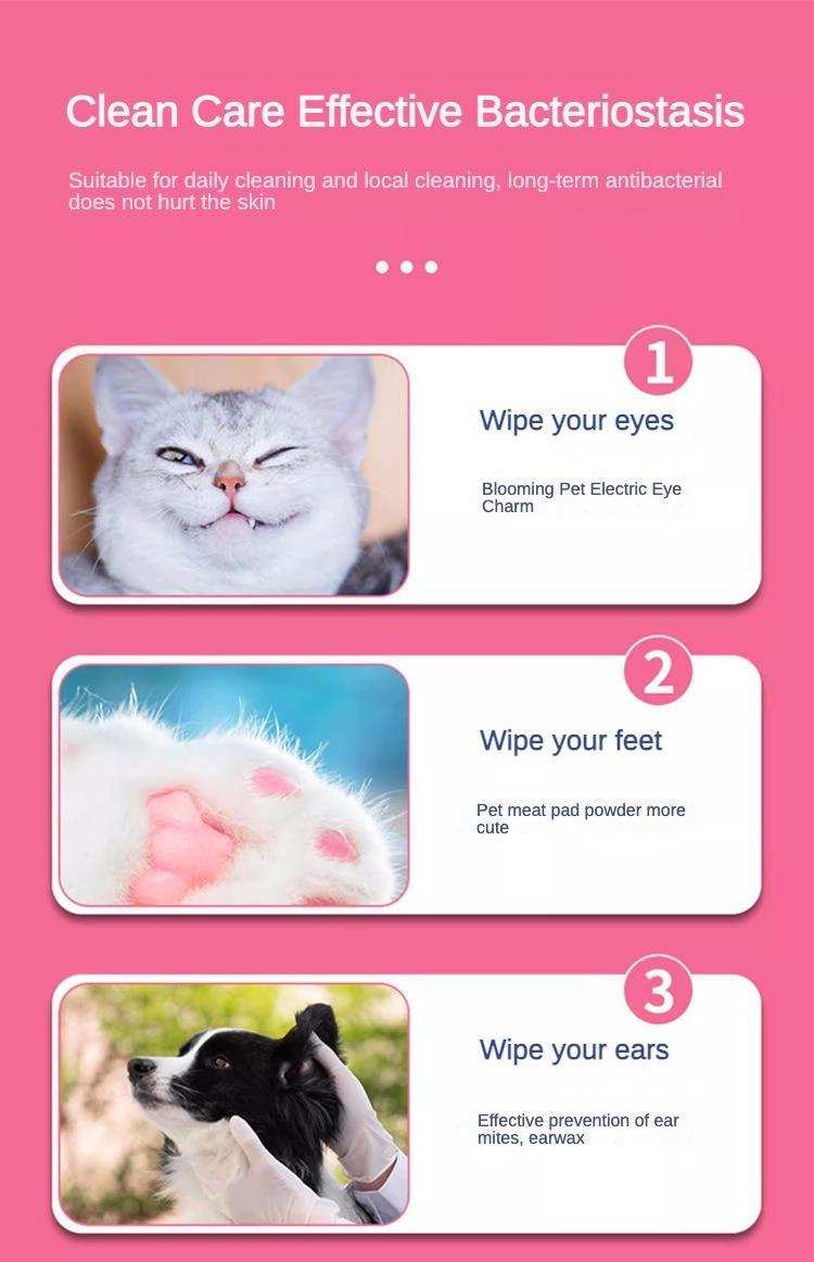 Gentle & Safe Cleaning Care Pet Wipes