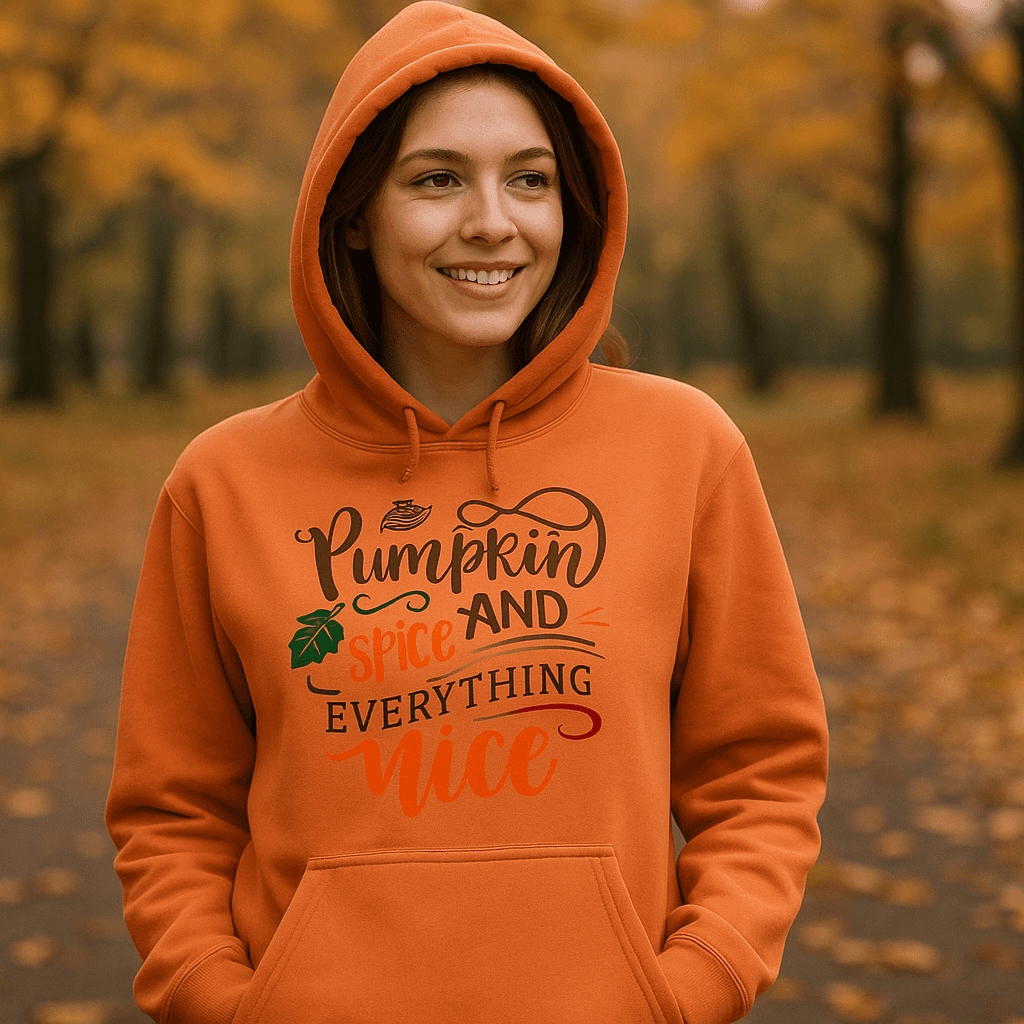 Pumpkin Spice Hoodie Sweatshirt - Fall Vibes Style