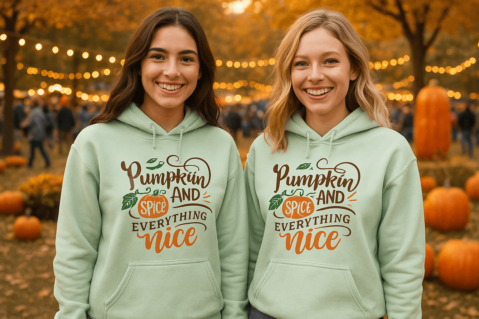 Pumpkin Spice Hoodie Sweatshirt - Fall Vibes Style