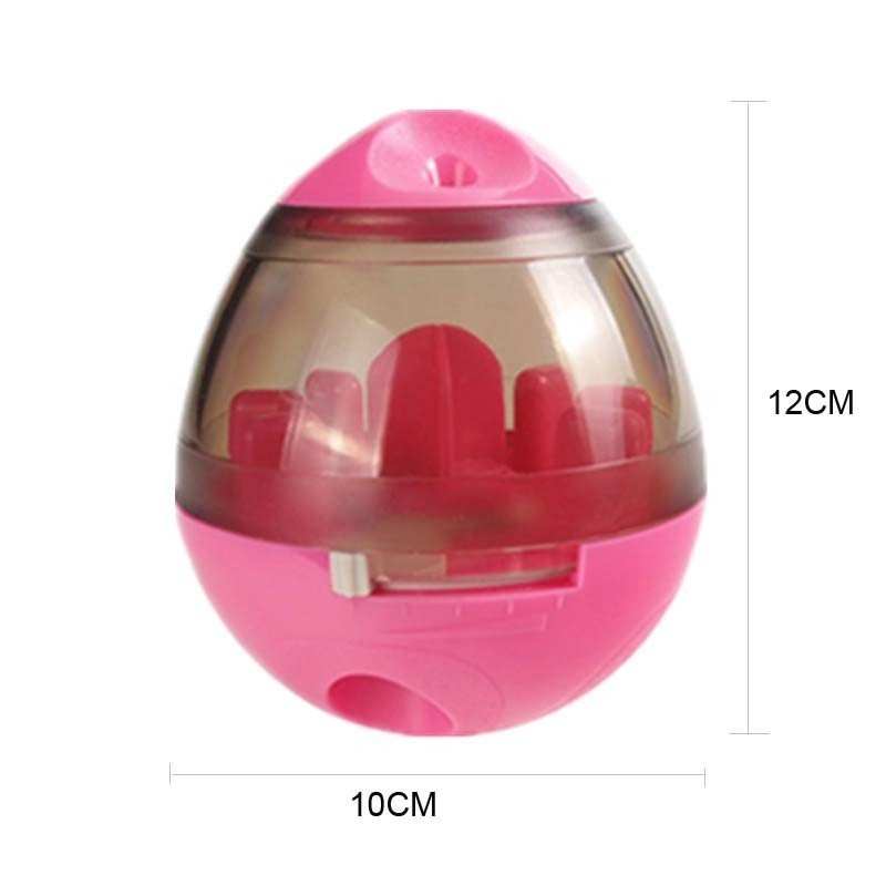 Interactive Leak Food Tumbler Pet Puppy Feeder Dispenser Bowl